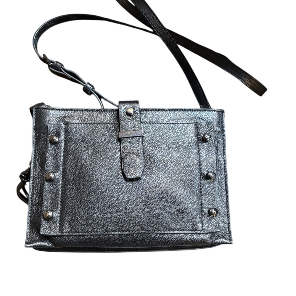 Botkier Black Crossbody Bag with Adjustable Strap and Modern Design